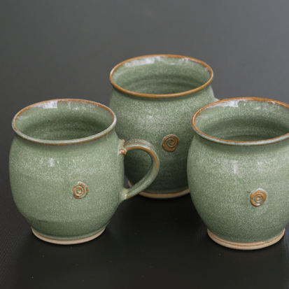 Mug vert brillant