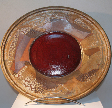 plat rouge de cuivre